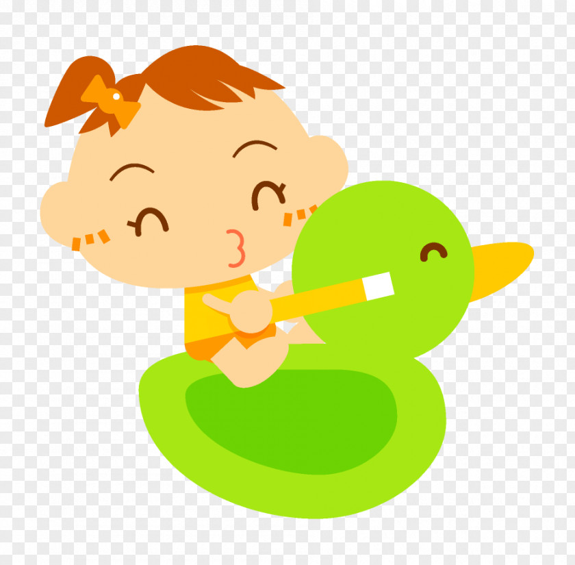 Duck Domestic Child Clip Art PNG