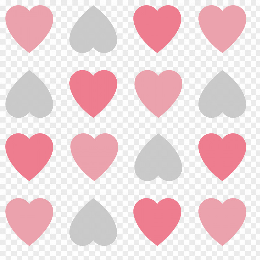 Heart-shaped Vector Seamless Background Heart Raster Graphics PNG