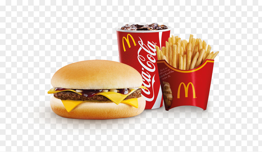 Menu McDonald's Cheeseburger Hamburger Big Mac Fast Food PNG