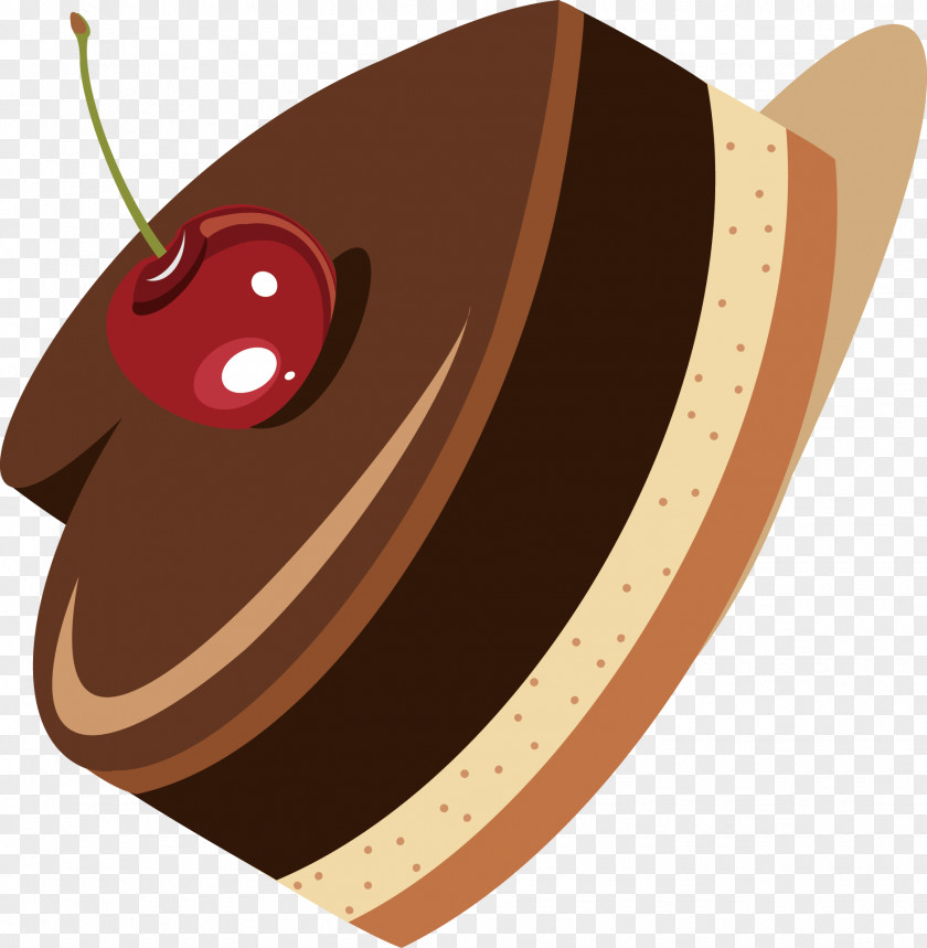 Chocolate Decoration Design Vector Cake Illustration PNG