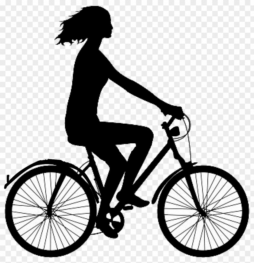 Cycling Bicycle Woman Clip Art PNG