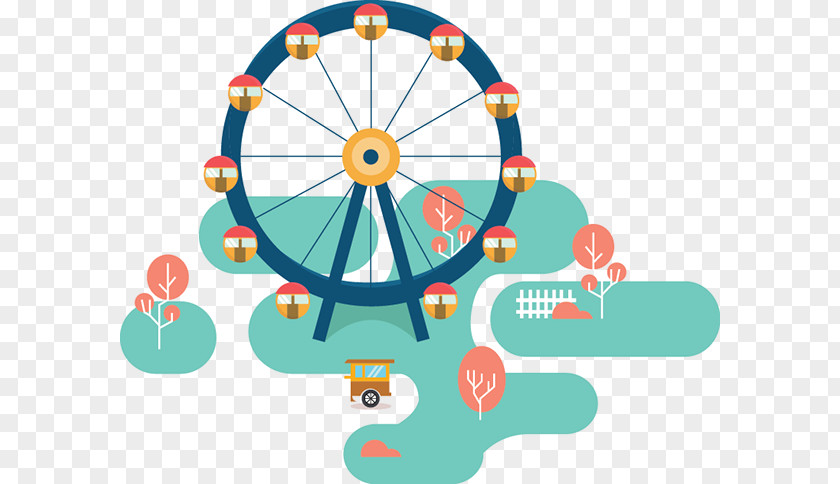 Ferris Wheel Of Fortune Jakarta Recreation Clip Art PNG