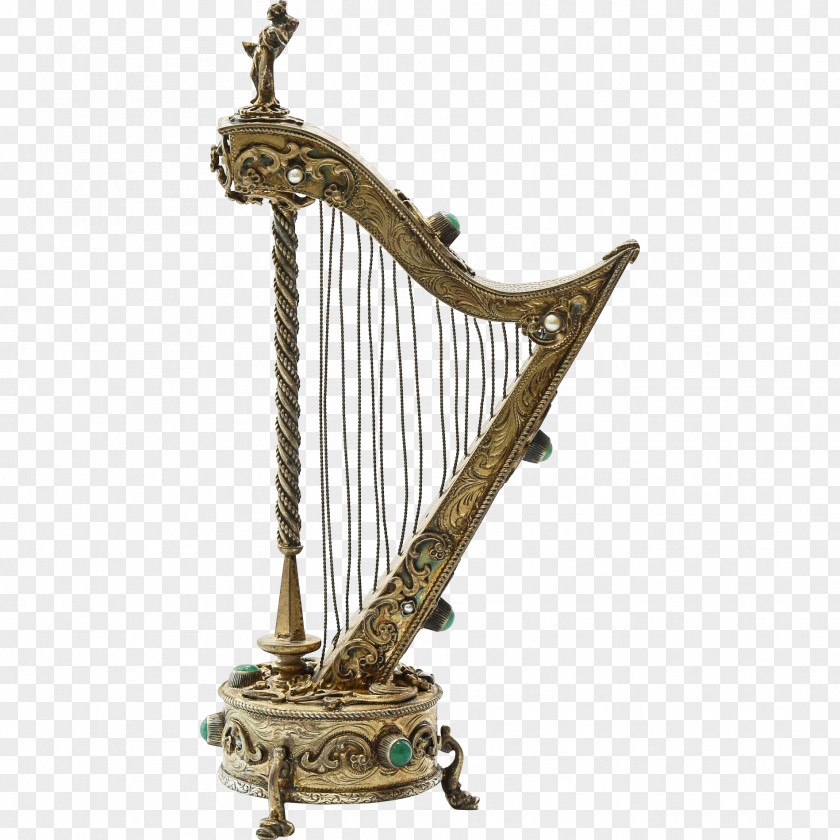 Harp Celtic Antique Jewellery Musical Instruments PNG