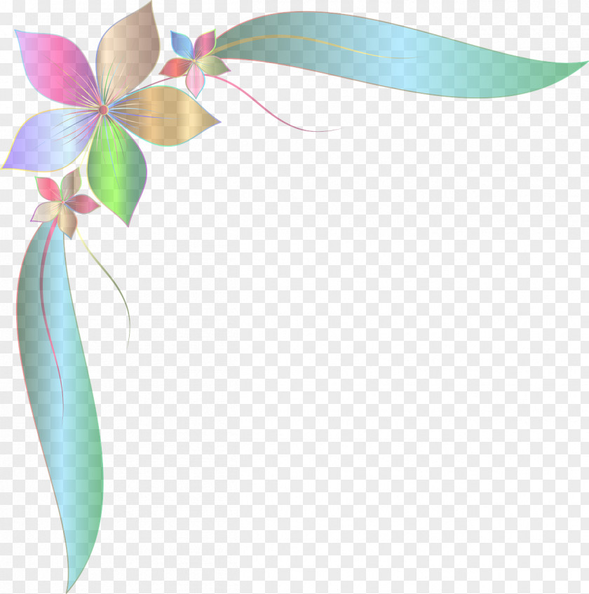 Ribbon Petal Clip Art Pink Turquoise Plant Fashion Accessory PNG