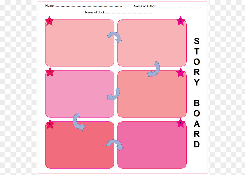 Storyboard Printable Template Diagram Clip Art PNG