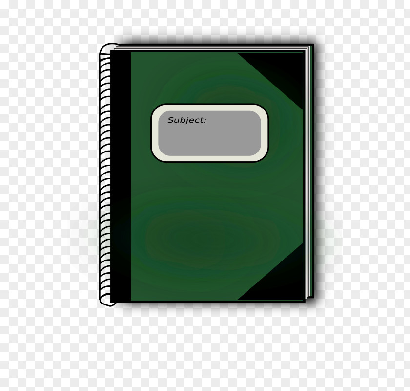 Subject Box Notebook Clip Art PNG