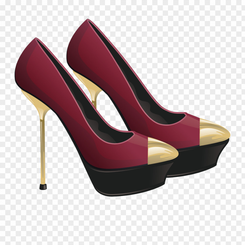 Vector Heels High-heeled Footwear Shoe PNG