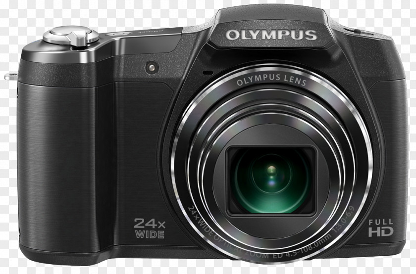 Camera Point-and-shoot Olympus SZ16 Digital Black Stylus Sz-17 16.0mp PNG