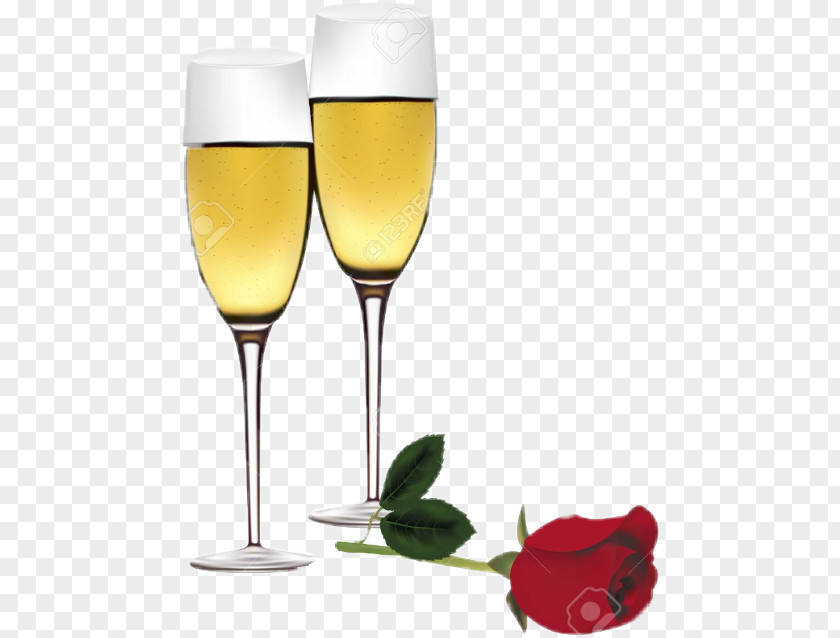 Champagne Wine Cocktail Glass White PNG