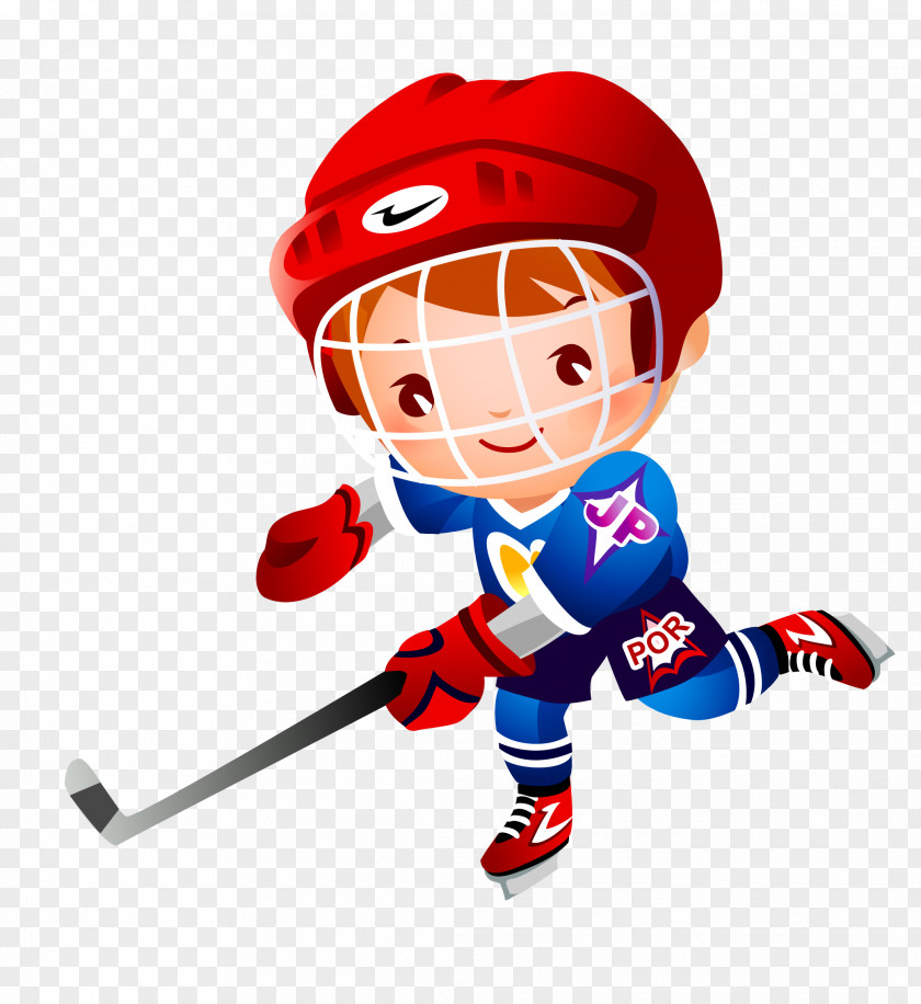 Children's Hockey Vector Ice Stick Cartoon Clip Art PNG