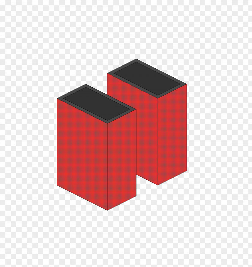 Cylinder Logo Red Background PNG