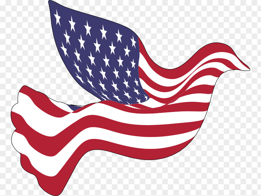 DOVE Flag Of The United States Doves As Symbols Clip Art PNG