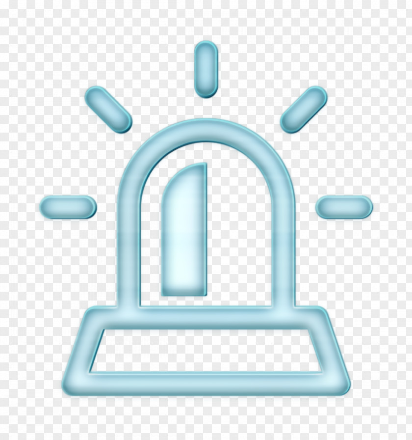 Icon Siren Linear Justice Elements PNG