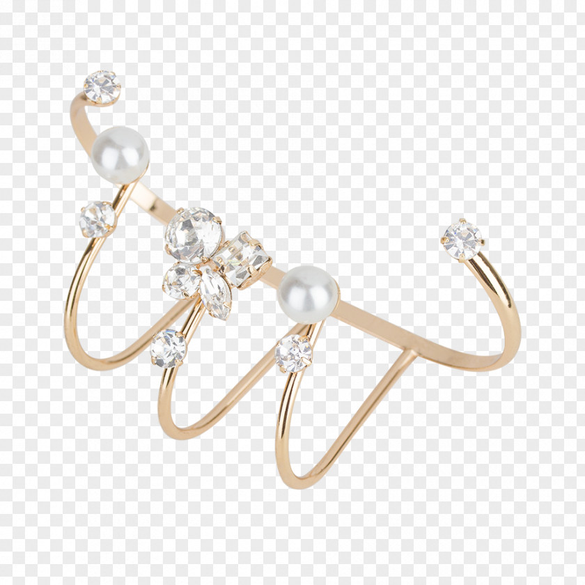 Jewellery Pearl Earring Body PNG