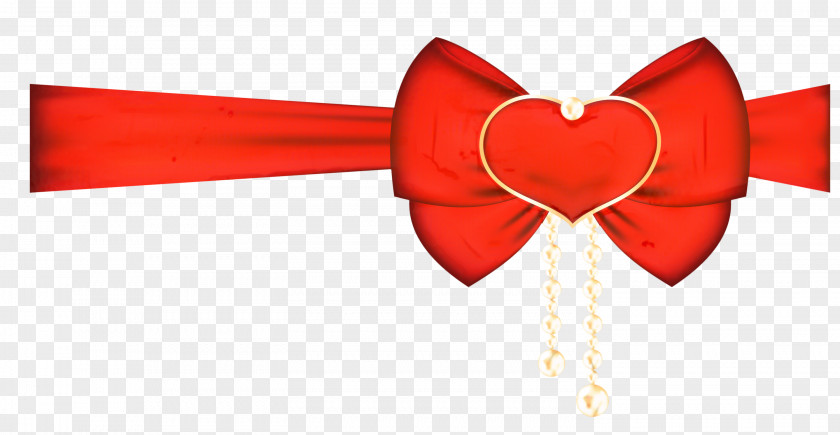 Ribbon Red International Kissing Day PNG