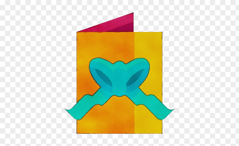 Symbol Teal Turquoise Yellow PNG
