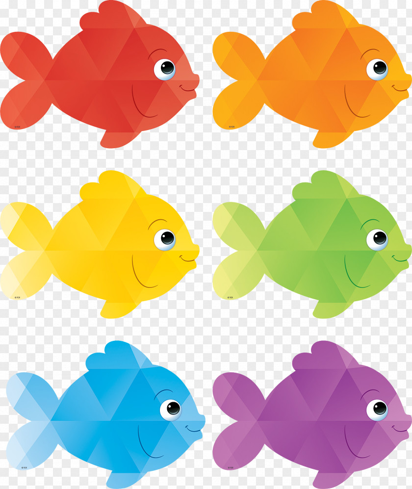 Fish Color Classroom Bulletin Board Clip Art PNG