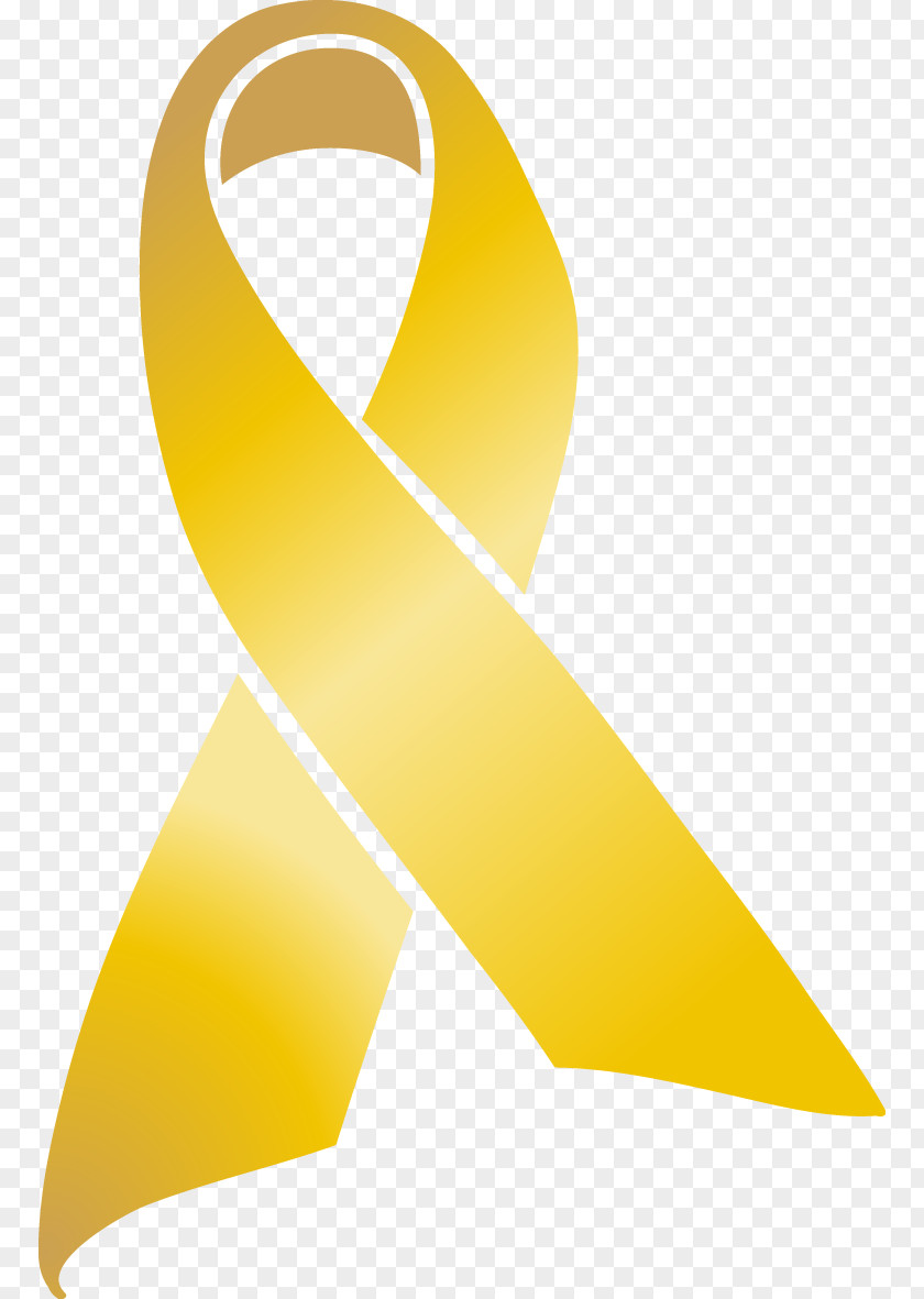 Gold Ribbon Awareness Childhood Cancer Clip Art PNG