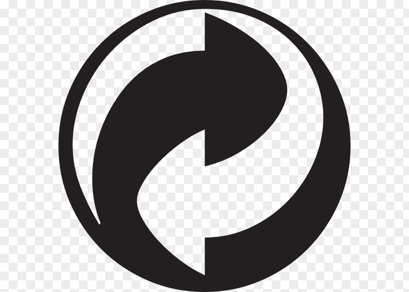 Recycling Symbol Green Dot Logo PNG