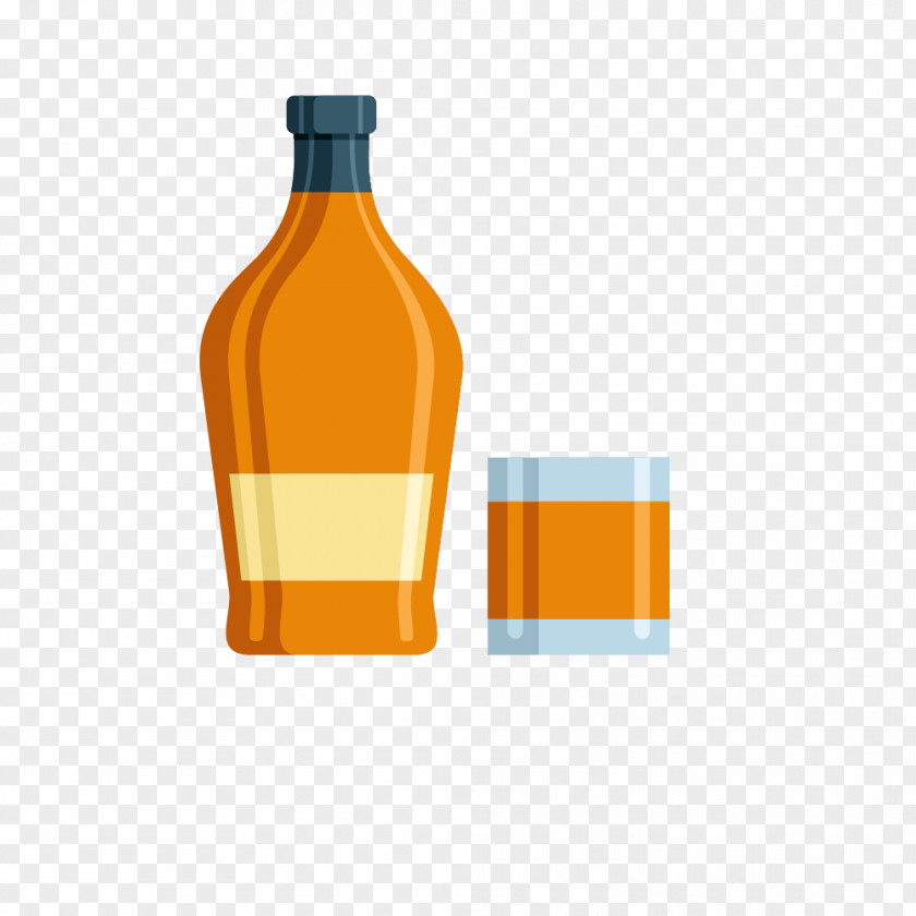 Restaurant Wine Vector Elements Whisky Rum Distilled Beverage Liqueur PNG