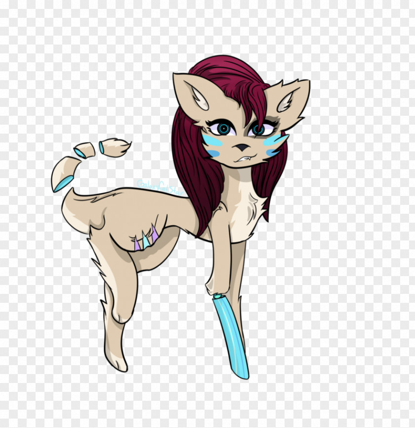 Sweet Violet Cat Pony Horse Deer PNG