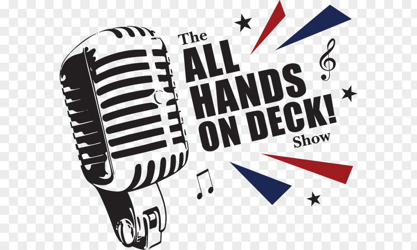 All Hands On Deck Microphone Branson Logo Portland Musical Theater Company PNG