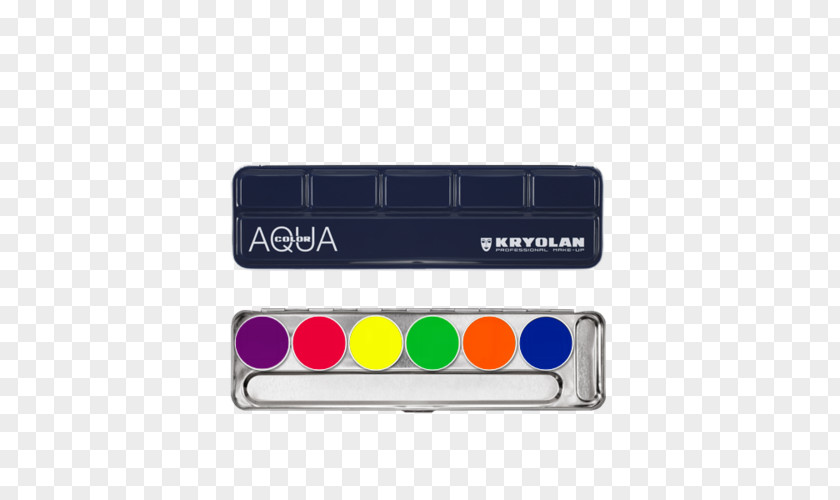 Aquacolor Kryolan Palette Cosmetics Color Scheme PNG