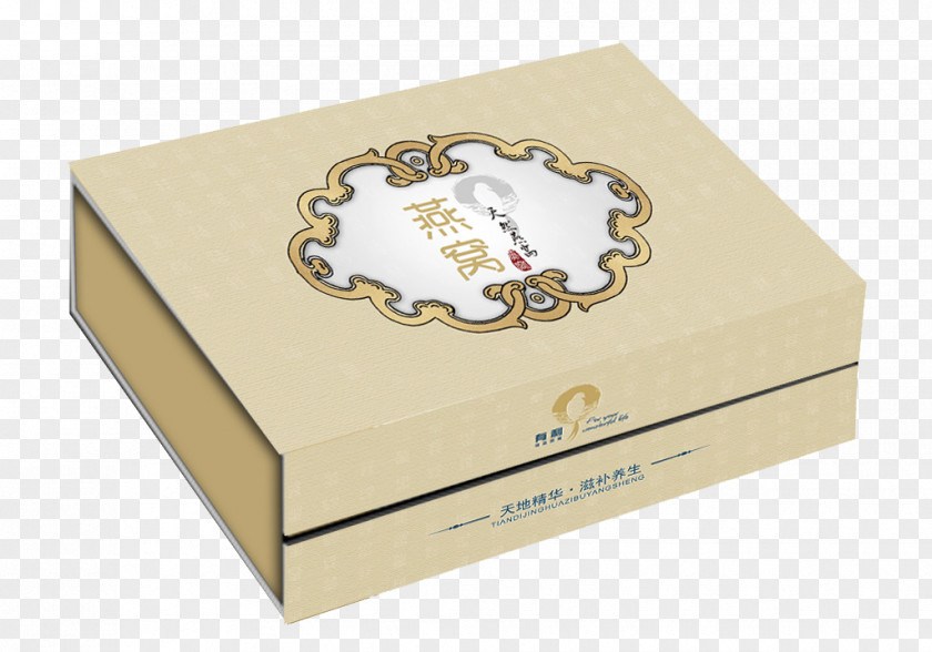 Atmospheric Bird 's Nest Box Edible Birds Kraft Paper Packaging And Labeling PNG