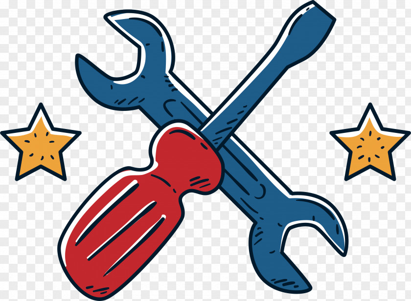 Cross Hand-painted Tools Tool Drawing Jigsaw Puzzles PNG