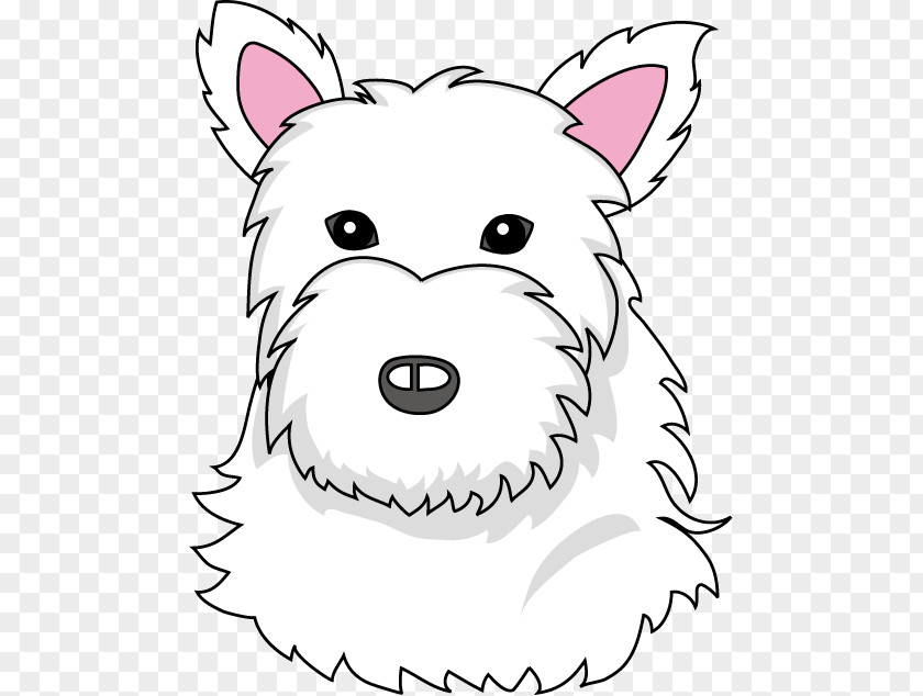 Dog Illust West Highland White Terrier Breed Puppy Whiskers Clip Art PNG