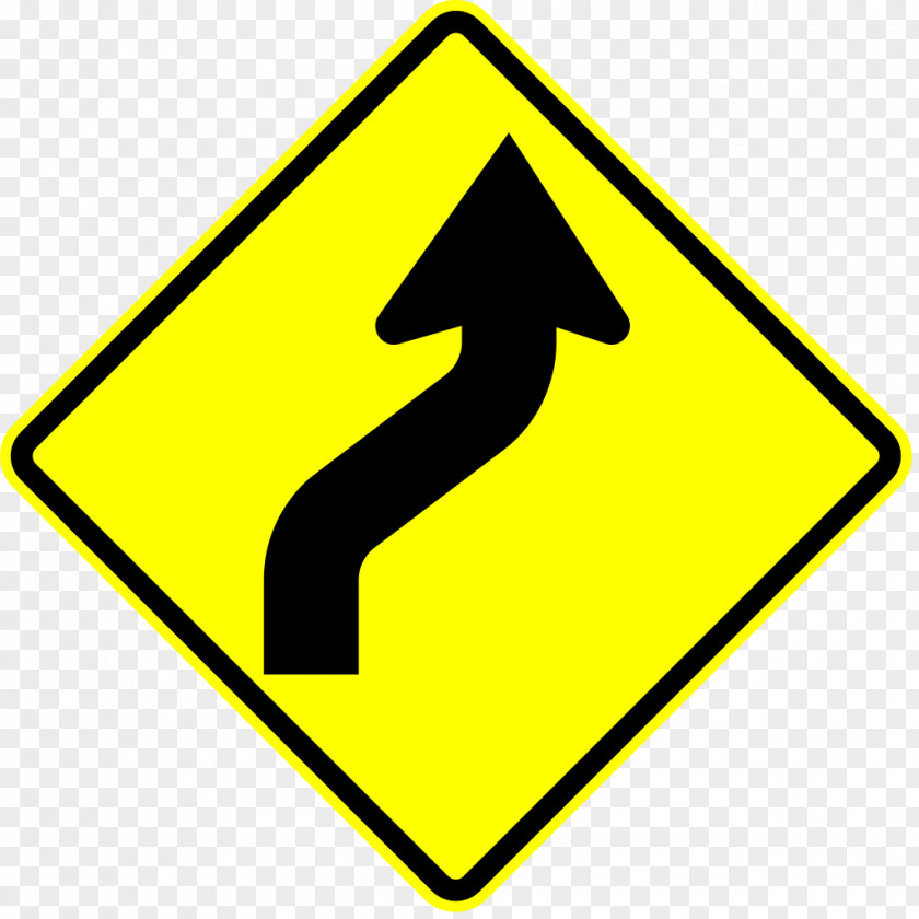 Driving Traffic Sign Curve Warning PNG