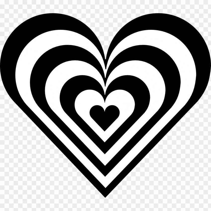 Hearts Black And White Heart Clip Art PNG