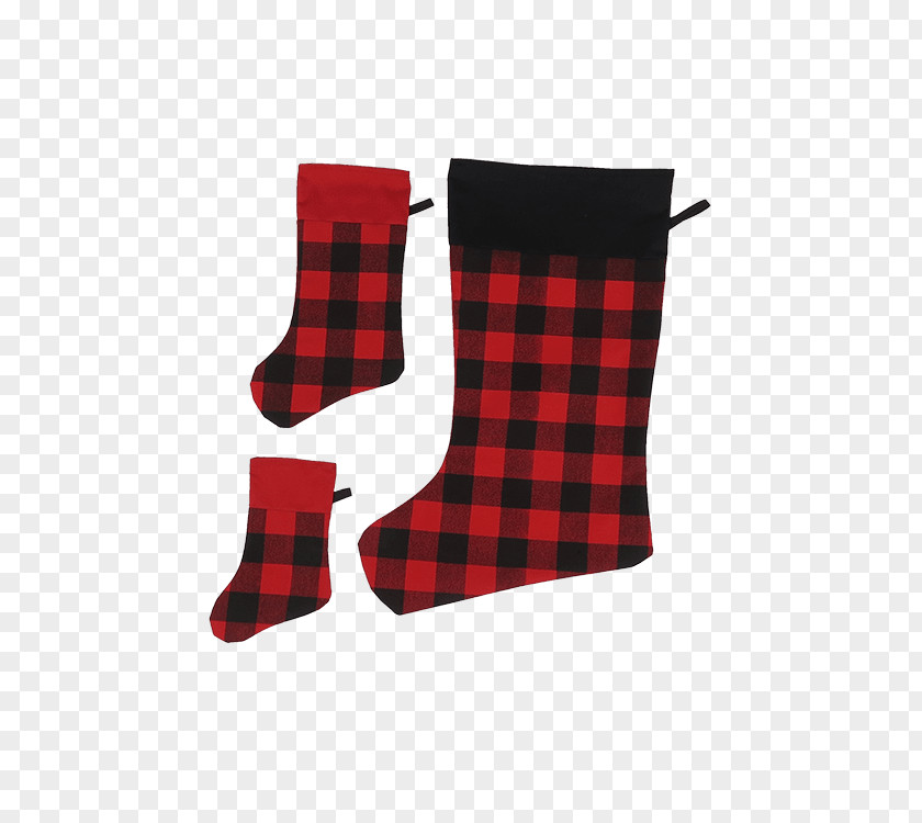 Christmas Stockings Apron Tartan Textile Bib PNG