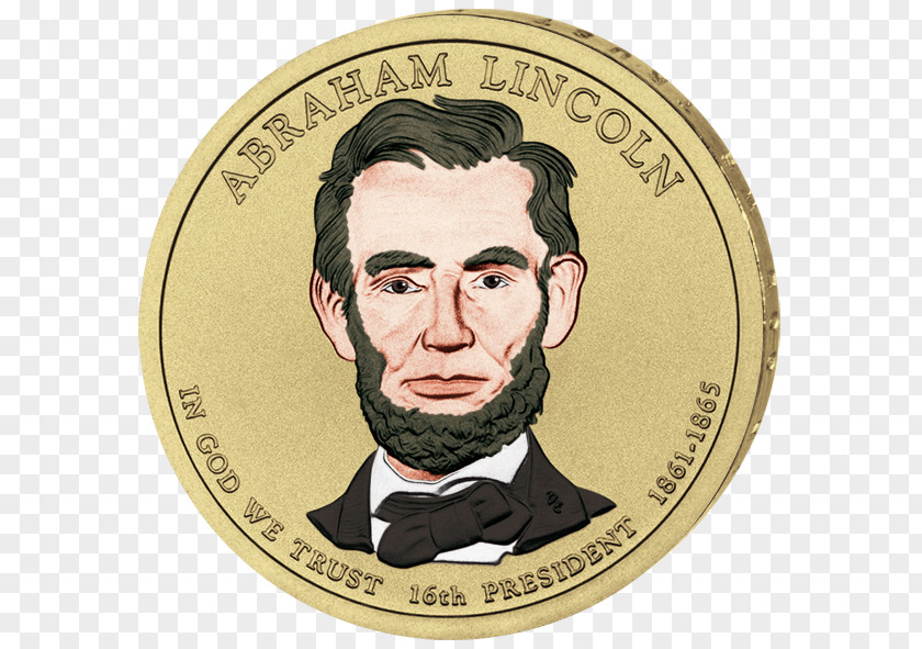 Coin Abraham Lincoln Presidential $1 Program United States Dollar PNG