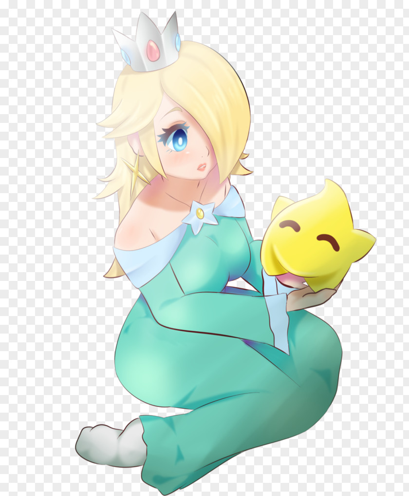 Mario Bros Super Galaxy Rosalina Bros. Luma PNG