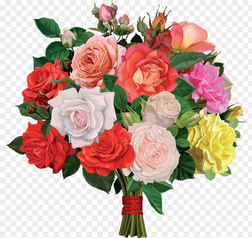 Rose Flower Bouquet Clip Art Cut Flowers PNG