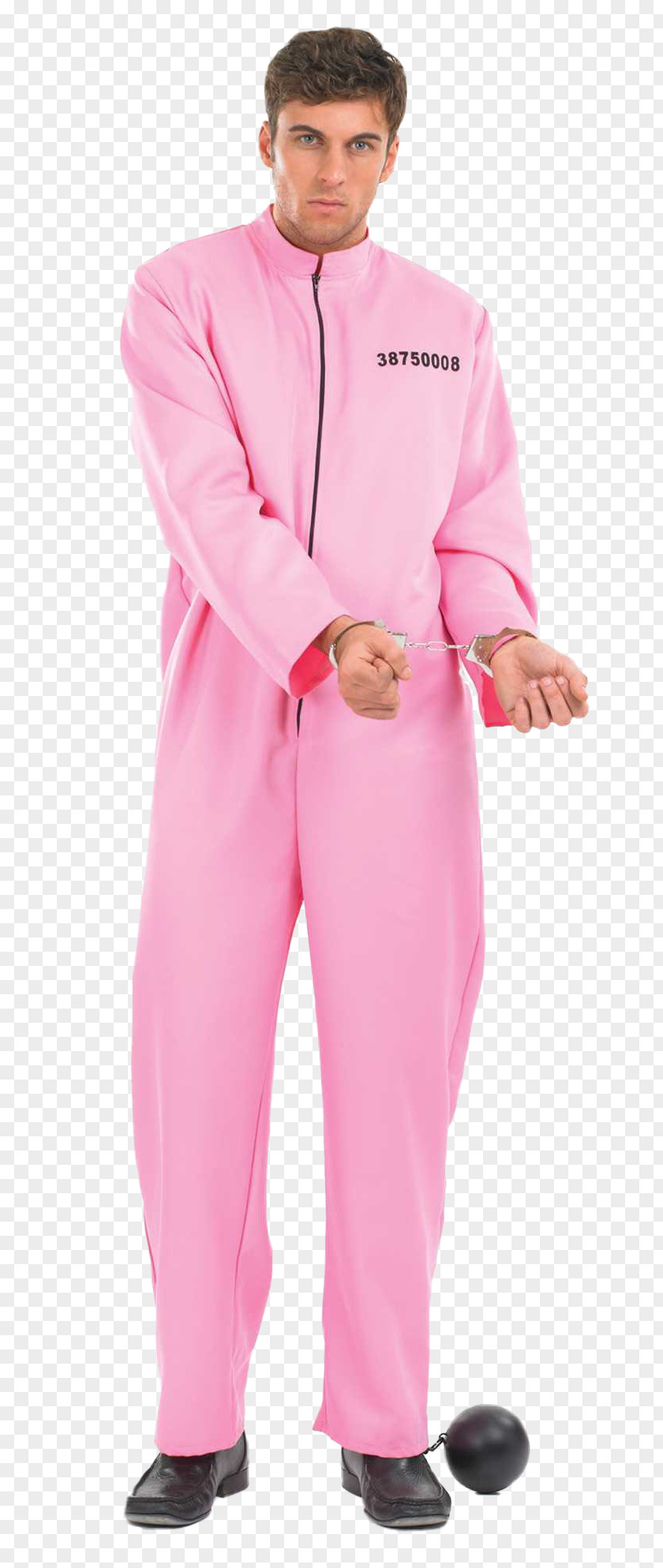 Suit Costume Party Prison Uniform Pink PNG