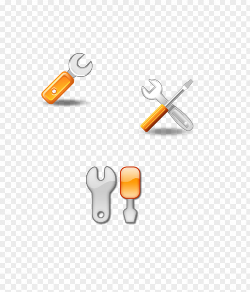 Wrench Flat Pictures PSD Material Tool PNG