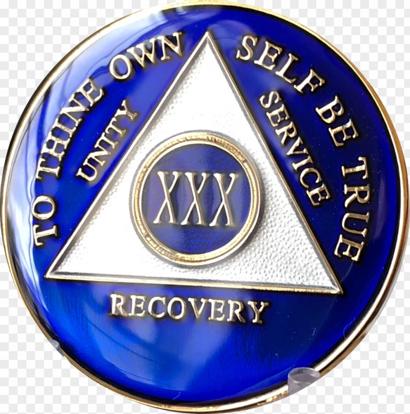 Medal Emblem Badge Cobalt Blue PNG