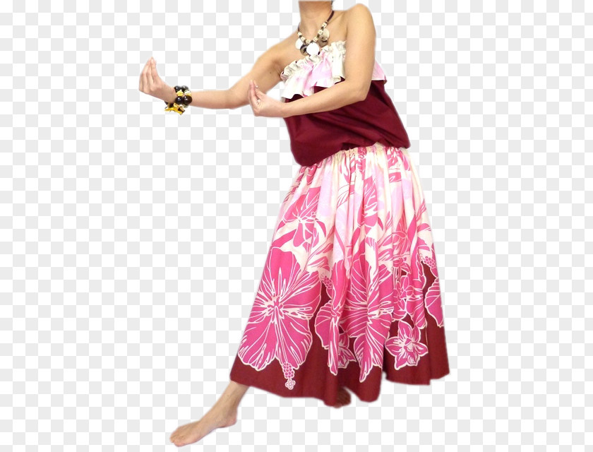 Hula Costume Skirt Dress セットアップ PNG