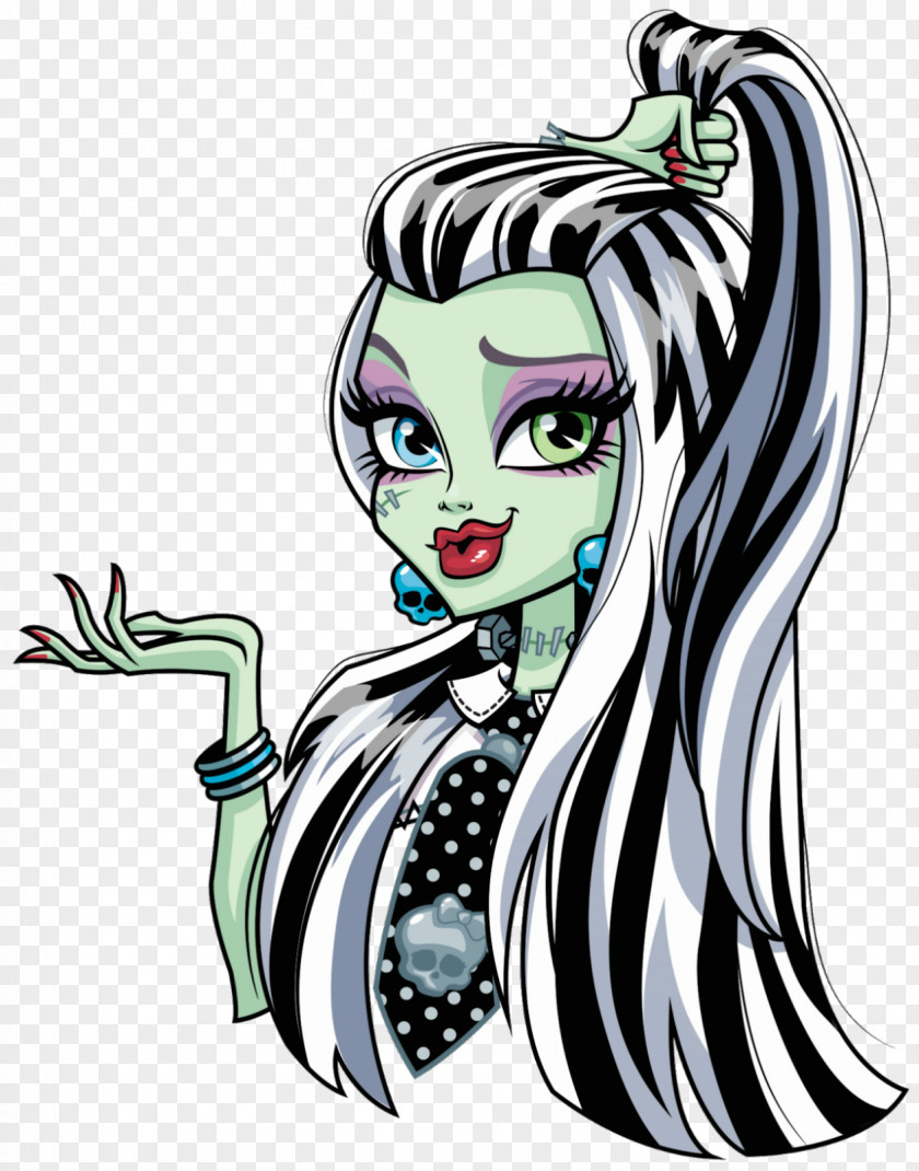 Monster Frankie Stein High Frankenstein Doll PNG