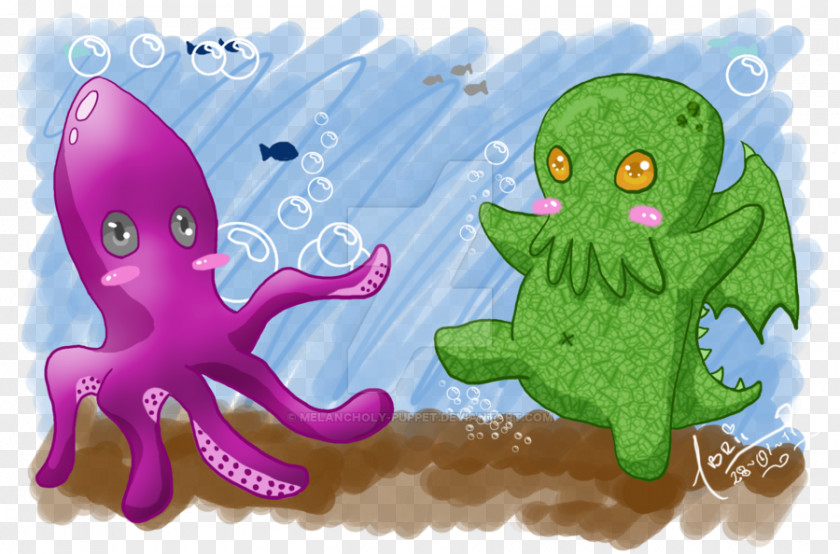 Octopus Kraken Cthulhu Scribblenauts Unlimited PNG