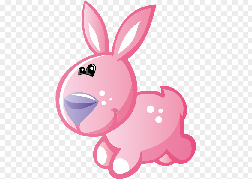 Pink Bunny Leporids Rabbit PNG