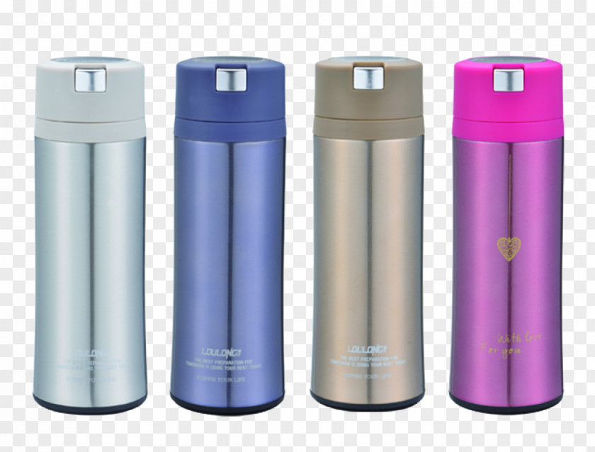 Stainless Steel Mug Color Vacuum Flask Cup Thermos L.L.C. Plastic Bottle PNG