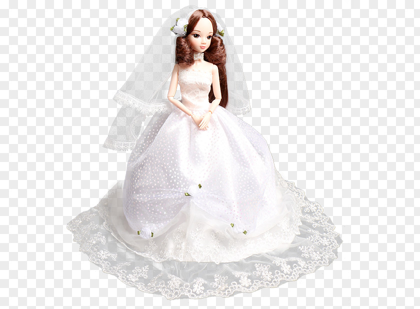 Wedding Doll Dress Bride PNG