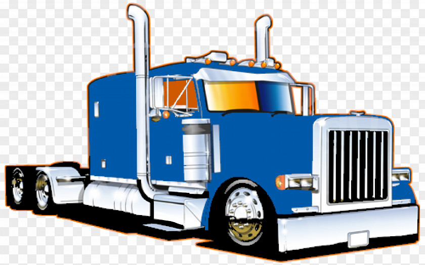 18 Wheeler Cliparts Wheeler: American Pro Trucker Peterbilt 379 Car PNG