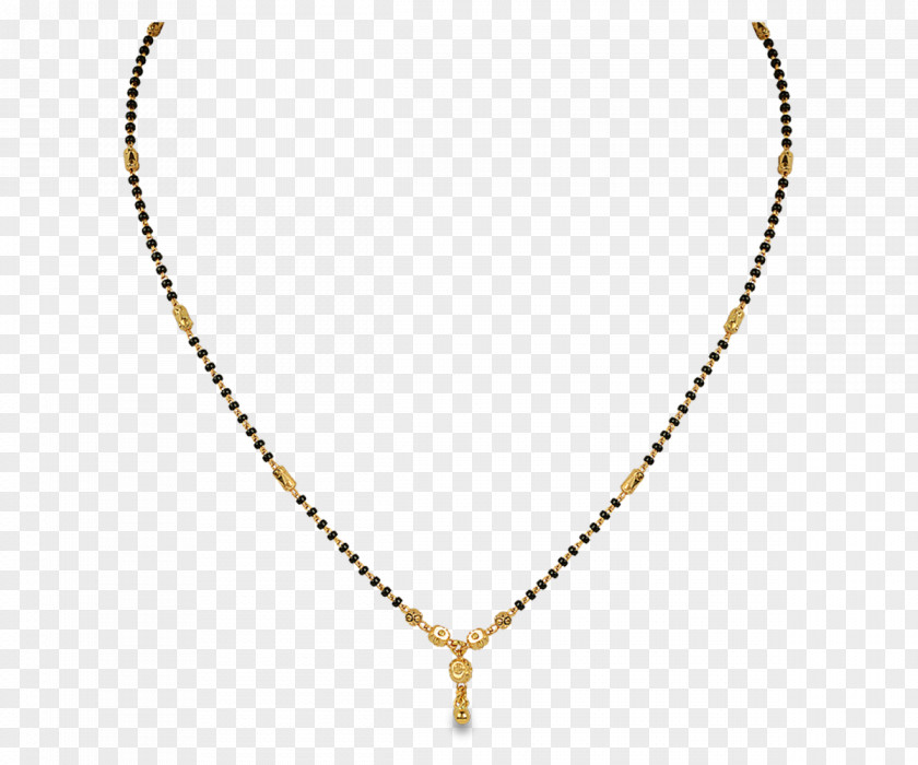 Gold Chain Jewellery Necklace Mangala Sutra Earring PNG