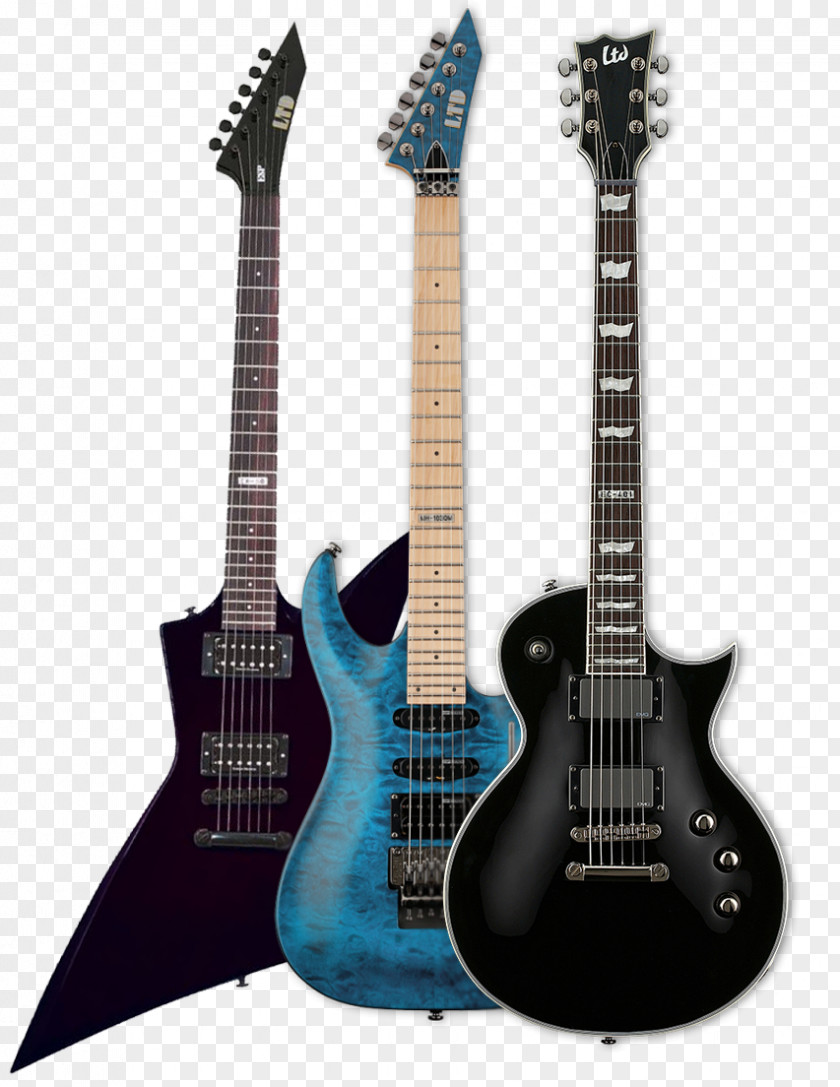 Guitar ESP LTD EC-1000 Gibson Les Paul Custom EX-50 Guitars PNG
