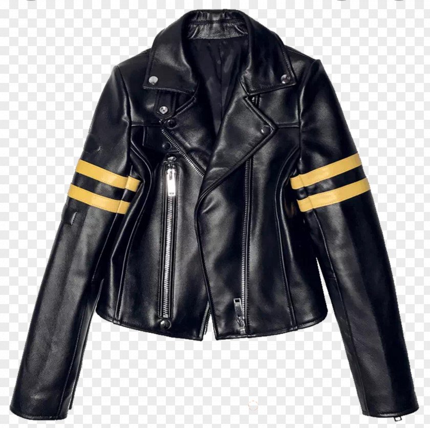Jacket The Black Leather Clothing PNG