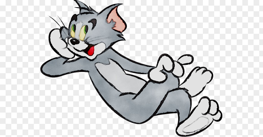 Tom Cat Whiskers Animated Cartoon PNG